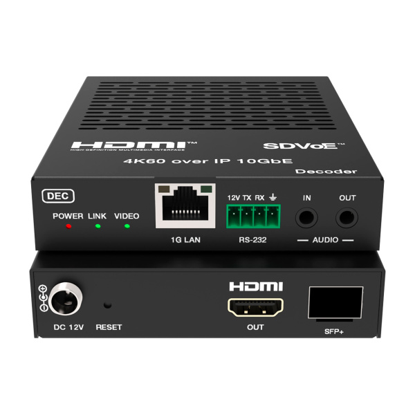 Prestel IPN-4KSDVOE-DECP, приемник сигналов HDMI 4K по IP 10G