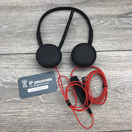 Plantronics BlackWire C3225-A - проводная гарнитура (стерео, jack 3.5/USB-A)