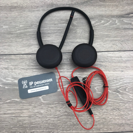 Plantronics BlackWire C3225-A - проводная гарнитура (стерео, jack 3.5/USB-A)