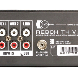 CVGaudio Rebox-T4, миниатюрный профессиональный микшер-усилитель