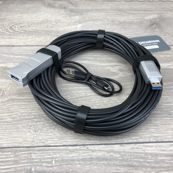 Prestel USB-E320, активный оптический кабель-удлинитель USB 3.0 (20 метров) Prestel USB-E320, активный оптический кабель-удлинитель USB 3.0 (20 метров)