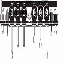 Stanley 0-60-100 - Набор отверток BASIC, 10 шт