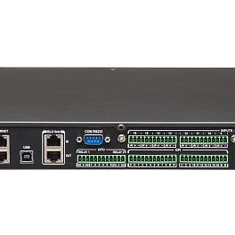 BSS DCP-555 Аудио-процессор для конференций 16x8 с VoIP, управление по Web-интерфейсу, 2x2 USB, BLUlink, GPIO. Размер 1U