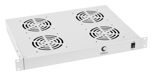 Cabeus, JG03, модуль вентиляторный 19", глубина 320 mm, 4 вентилятора