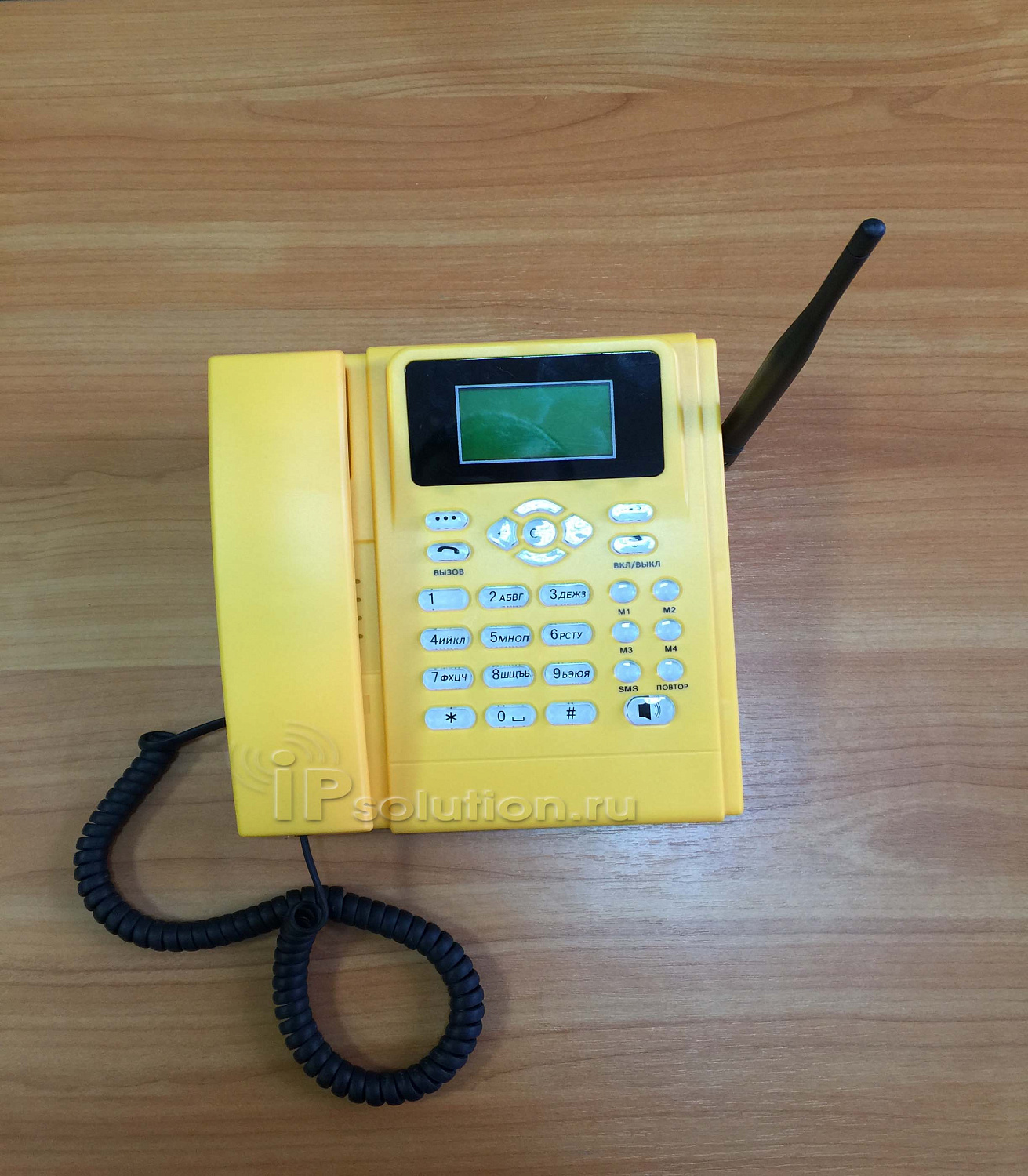 Kammunica GSM-Phone, стационарный GSM телефон (желтый цвет)