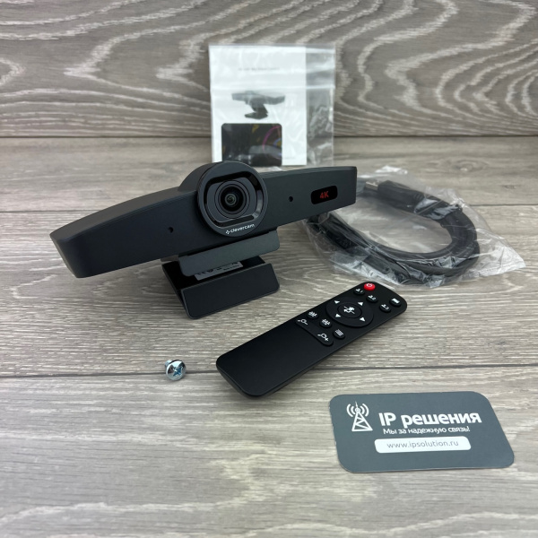 Веб-камера CleverCam B52 (4K, 4x, USB 2.0, ePTZ) Веб-камера CleverCam B52 (4K, 4x, USB 2.0, ePTZ)