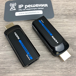 Lenkeng LKV372S - Удлинитель HDMI, FullHD, CAT6, до 50 метров, компактный размер