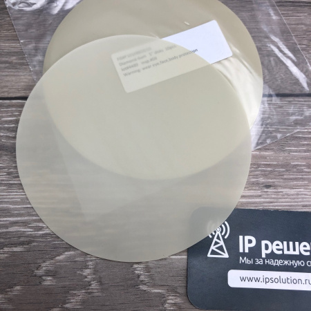 FIS F101086DD10 - Пленка для полировки оптических коннекторов, алмазная, круглая 5", 6 мкм (10 шт.) FIS F101086DD10 - Пленка для полировки оптических коннекторов, алмазная, круглая 5", 6 мкм (10 шт.)