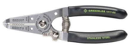 Greenlee 1917-SS - многофункциональный стриппер жил с диаметром 0,4-1,3 мм Greenlee 1917-SS - многофункциональный стриппер жил с диаметром 0,4-1,3 мм