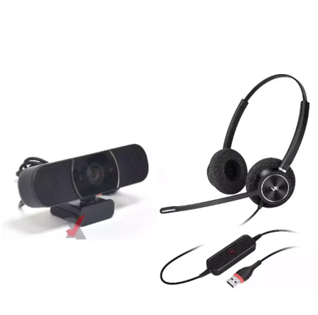 VoiceXpert VXV-110-300D, комплект для персональной конференцсвязи (вебкамера VXV-110-UMS + гарнитура VXH-300D)