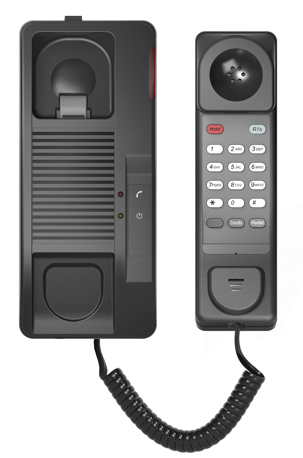 Fanvil H2S IP телефон для отелей, 1 SIP линия, нет экрана, крепление на стену