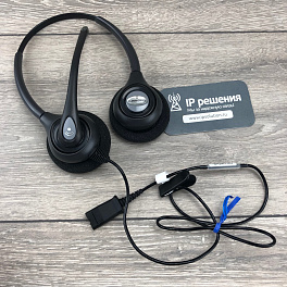 Plantronics SupraPlus Wideband (PL-HW261N), профессиональная телефонная гарнитура для контакт и call-центров