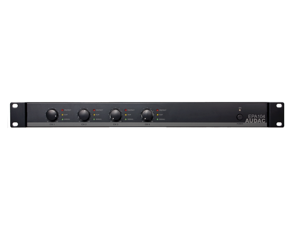 AUDAC EPA104, четырехканальный низкоомный усилитель AUDAC EPA104, четырехканальный низкоомный усилитель