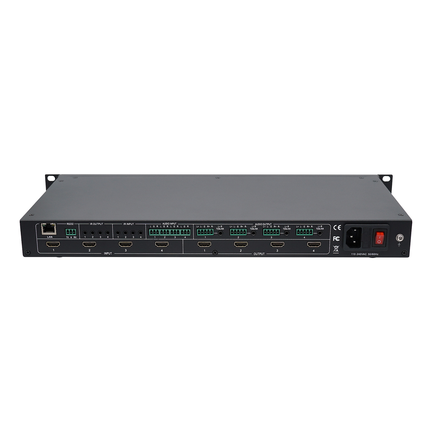 Prestel FMS-44H2A, матричный коммутатор HDMI 4x4