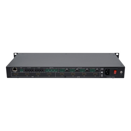 Prestel FMS-44H2A, матричный коммутатор HDMI 4x4