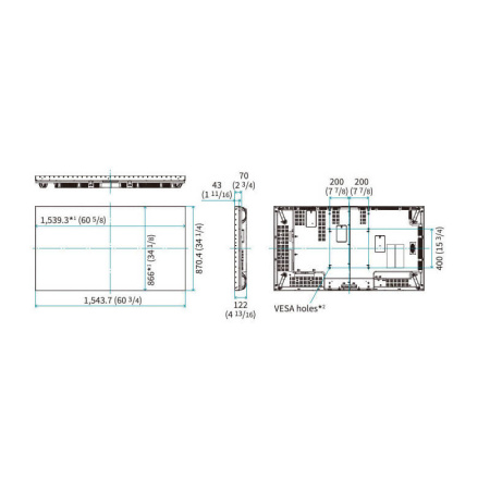 LCD панель SHARP PN-V701 (70", 1920 × 1080 FullHD) LCD панель SHARP PN-V701 (70", 1920 × 1080 FullHD)