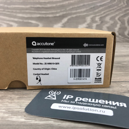 Accutone WB610 QD, гарнитура для колл центра Accutone WB610 QD, гарнитура для колл центра