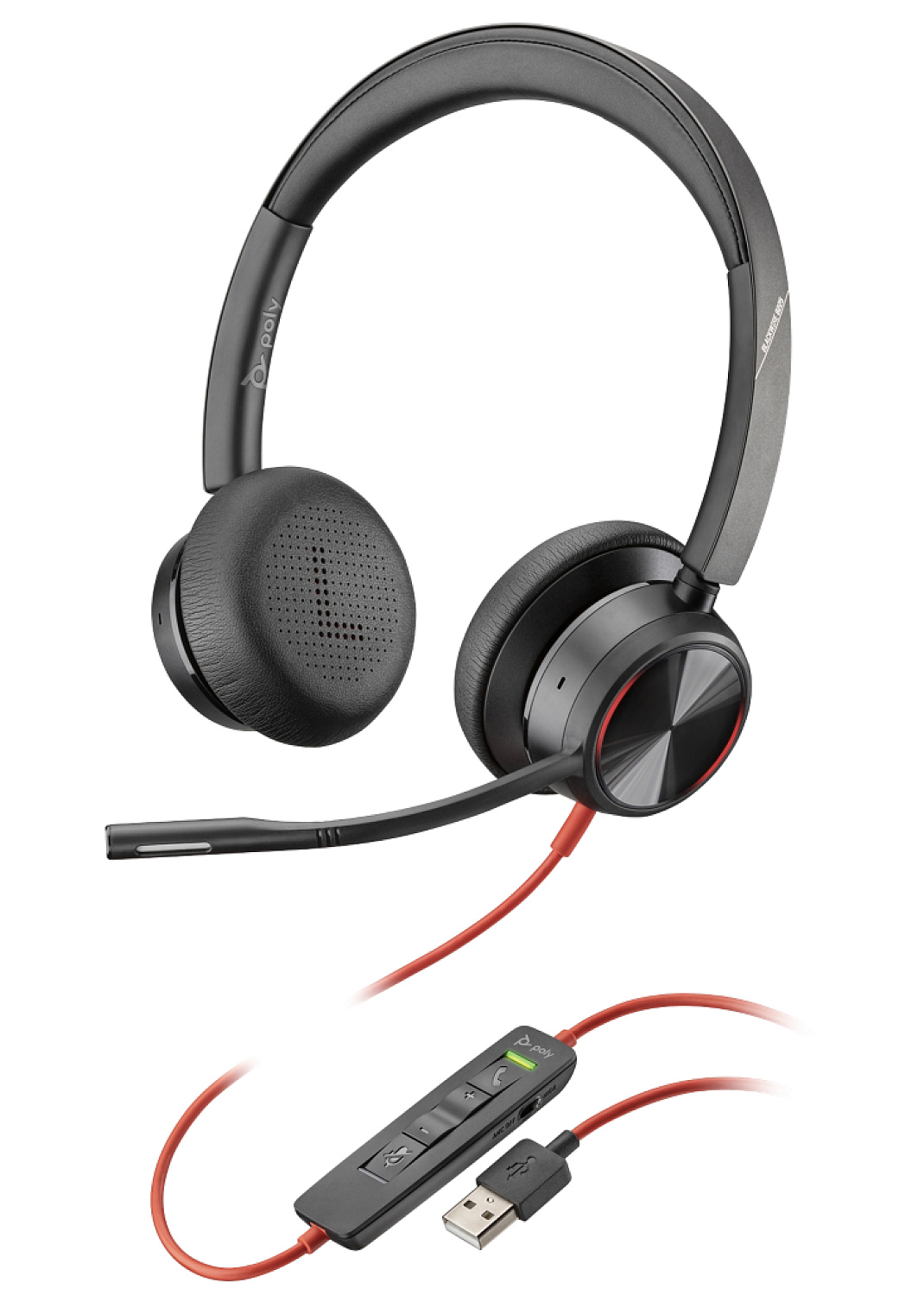 Poly Blackwire 8225 USB-A,USB-гарнитура Poly Blackwire 8225 USB-A,USB-гарнитура