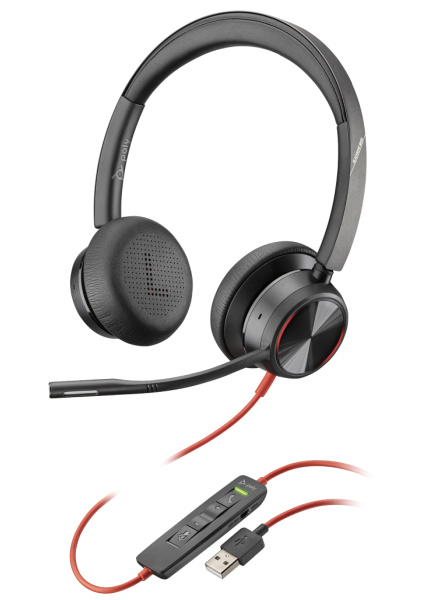 Poly Blackwire 8225 Microsoft Teams USB-A, USB-гарнитура Poly Blackwire 8225 Microsoft Teams USB-A, USB-гарнитура