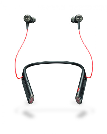 Plantronics Voyager 6200 UC,  беспроводная гарнитура для ПК и мобильных устройств (Bluetooth, ANC), Черная