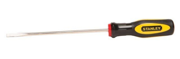 Stanley 0-60-005 - Отвертка BASIC (прямой шлиц , расширяющийся, 6.5X150мм, в/уп.) Stanley 0-60-005 - Отвертка BASIC (прямой шлиц , расширяющийся, 6.5X150мм, в/уп.)