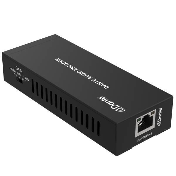 Prestel ADP-2I, аналоговый аудиокодер Dante с PoE