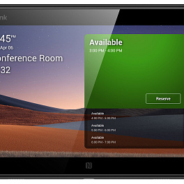 Yealink RoomPanel, панель бронирования переговорных комнат