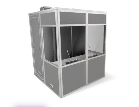 SPBAUDIO Eurocab-1, напольная кабина для двух синхронных переводчиков