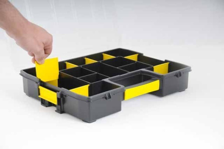 Stanley 1-97-483 - ОРГАНАЙЗЕР "SORT MASTER JUNIOR" ПЛАСТМАССОВЫЙ С ПЕРЕСТАВНЫМИ ПЕРЕГОРОДКАМИ ЧЕРНО-ЖЕЛТЫЙ (14022) 37,5Х29,2Х6,7СМ Stanley 1-97-483 - ОРГАНАЙЗЕР "SORT MASTER JUNIOR" ПЛАСТМАССОВЫЙ С ПЕРЕСТАВНЫМИ ПЕРЕГОРОДКАМИ ЧЕРНО-ЖЕЛТЫЙ (14022) 37,5Х29,2Х6,7СМ