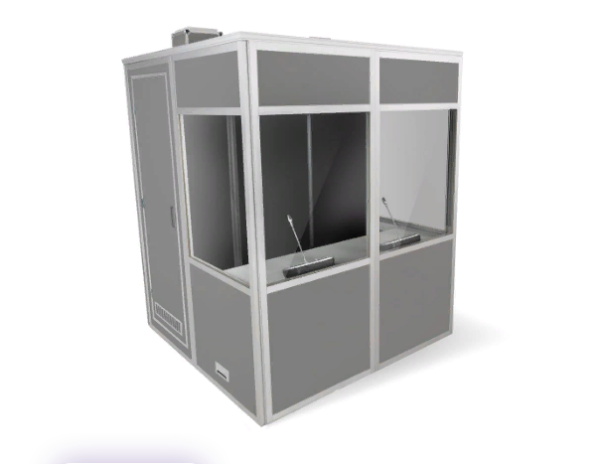 SPBAUDIO Eurocab-1, напольная кабина для двух синхронных переводчиков