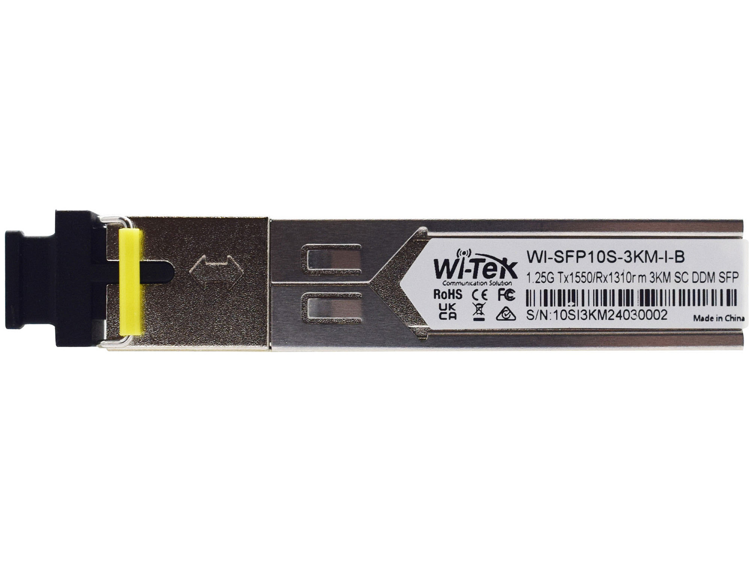 WI-TEK WI-SFP10S-3KM-I, оптический трансивер