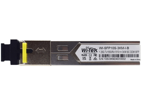 WI-TEK WI-SFP10S-3KM-I, оптический трансивер