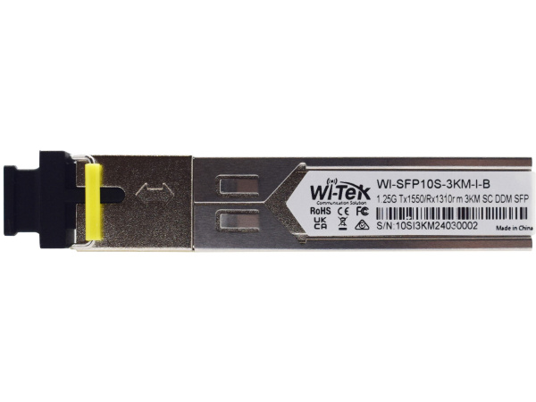 WI-TEK WI-SFP10S-3KM-I, оптический трансивер