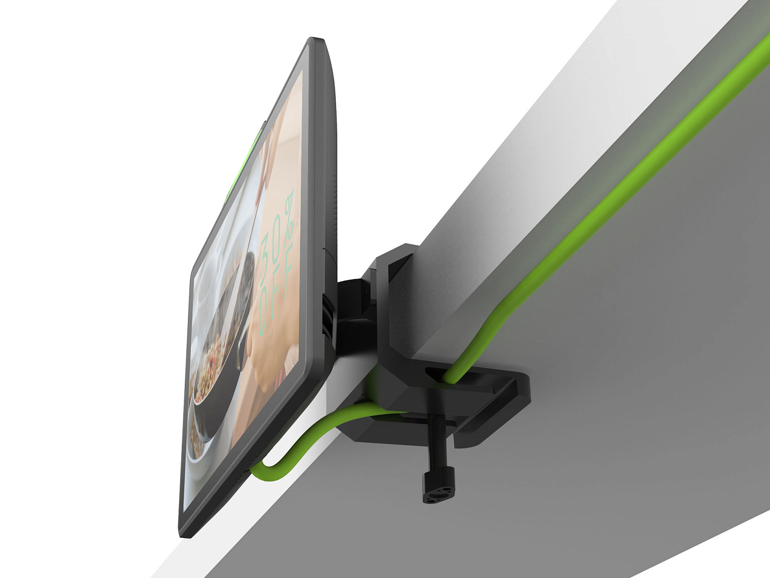 Qbic TD-1060 Slim, панельный ПК, черный