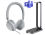 Yealink BH76 with Charging Stand Teams Light Gray USB, bluetooth гарнитура в комплекте с зарядной станцией