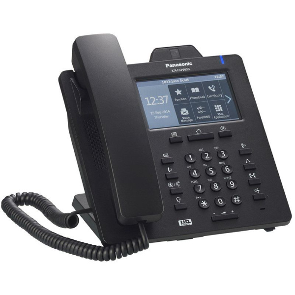 Panasonic KX-HDV430RUB, SIP видеотелефон проводной (черный) Panasonic KX-HDV430RUB, SIP видеотелефон проводной (черный)