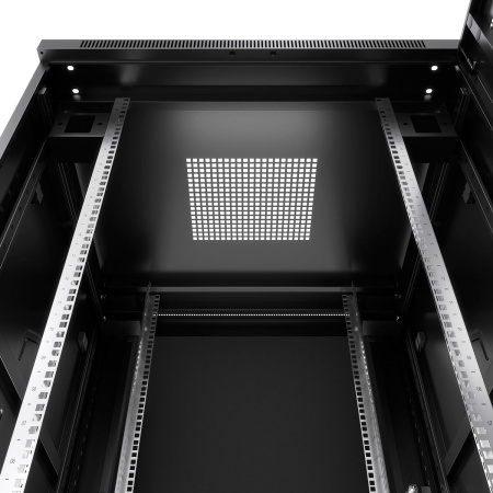 Cabeus, SH-05C-47U80/100-BK, шкаф монтажный телекоммуникационный 19" 47U 800x1000x2277mm (ШхГхВ), цвет черный (RAL 9004)  Cabeus, SH-05C-47U80/100-BK, шкаф монтажный телекоммуникационный 19" 47U 800x1000x2277mm (ШхГхВ), цвет черный (RAL 9004)