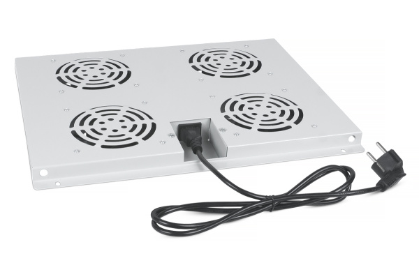 Cabeus, TRAY-60, модуль вентиляторный с 4-я вентиляторами для установки в напольные шкафы серии SH-05C, ND-05C глубиной 600мм Cabeus, TRAY-60, модуль вентиляторный с 4-я вентиляторами для установки в напольные шкафы серии SH-05C, ND-05C глубиной 600мм