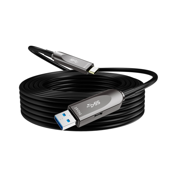 Prestel UAC322-040, кабель гибридный оптический USB 3.2 Gen2 Type A - Type C 40 м
