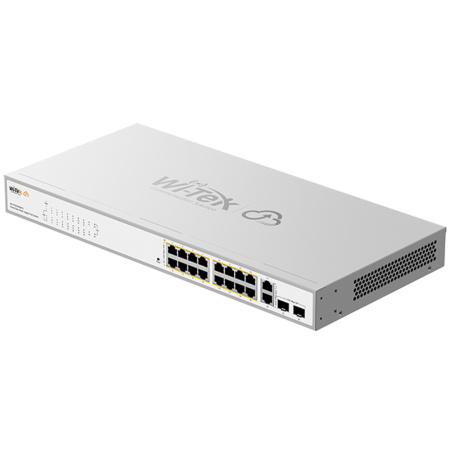 Wi-Tek WI-PCES320GFH, управляемый гигабитный коммутатор с PoE 16 ports