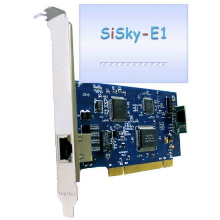 Yeastar SiSky E1, skype-коммутатор с Е1