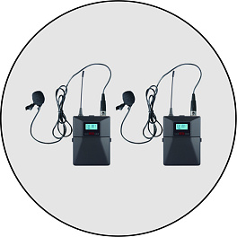 ITC T-521UL,  радиосистема, 2 петличных микрофона