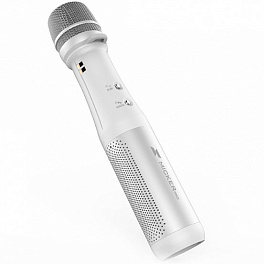 MICKER PRO, микрофон с динамиком для ведения презентаций (белый)