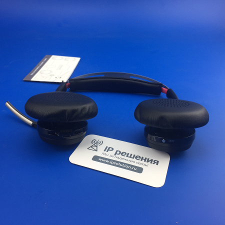 Voyager Focus беспроводная Bluetooth-гарнитура для продуктов Microsoft (без док-станции), USB-A