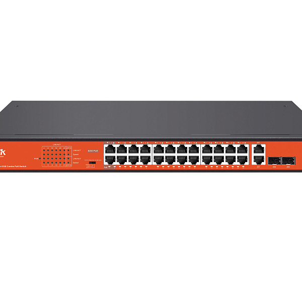 WI-TEK WI-PS526G (v4), неуправляемый коммутатор PoE