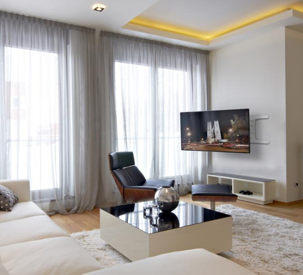 Универсальное настенное крепление для плазменной и ЖK-панели, двойное плечо, для больших панелей до 65", цвет - черный Универсальное настенное крепление для плазменной и ЖK-панели, двойное плечо, для больших панелей до 65", цвет - черный