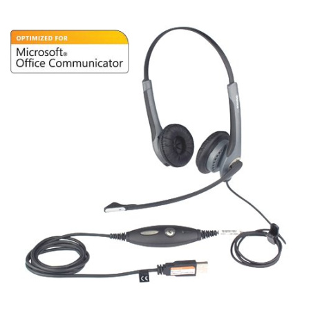 Jabra GN2000 USB Microsoft OC (20001-491),  профессиональная телефонная гарнитура для контакт и call-центров