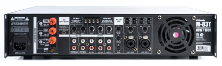 CVGaudio M-83T, микшер-усилитель для качественных систем трансляции