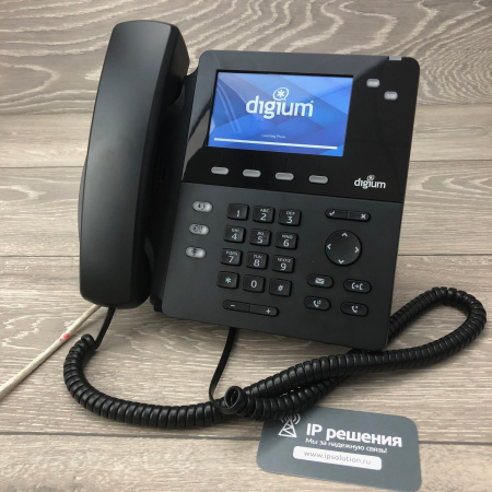 Digium D62 - IP-телефон, 2 SIP линии, POE, 1Гб порт