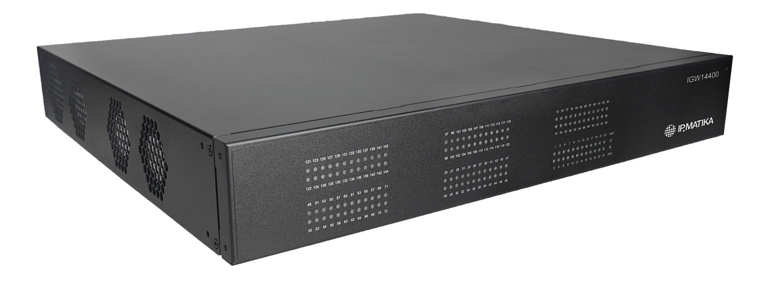 IPmatika IGW14400, VoIP-шлюз 144 порта FXS